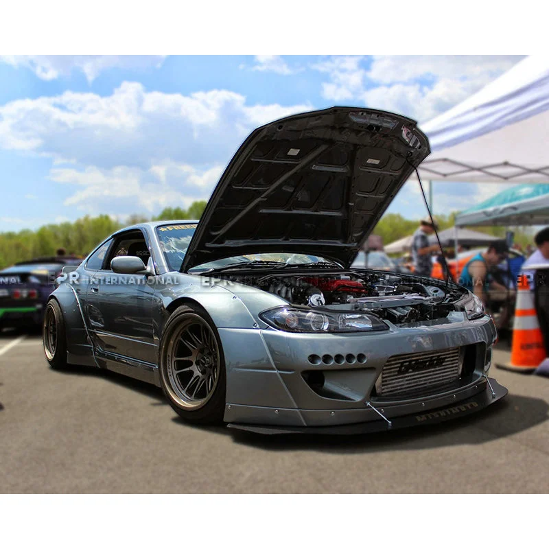Adecuado para Nissan Silvia S15 Rocket Bunny piezas de modificación Rocket Bunny Kit de cuerpo ancho completo