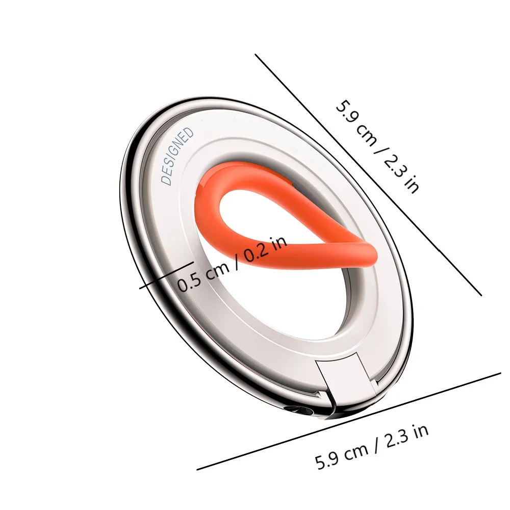 สำหรับ MagSafe ที่ยึดจับโทรศัพท์ขาตั้งห่วงยึดโทรศัพท์แม่เหล็กสำหรับ MagSafe แหวนโทรศัพท์กล้องสแน็ปสำหรับ iPhone 15 14 13
