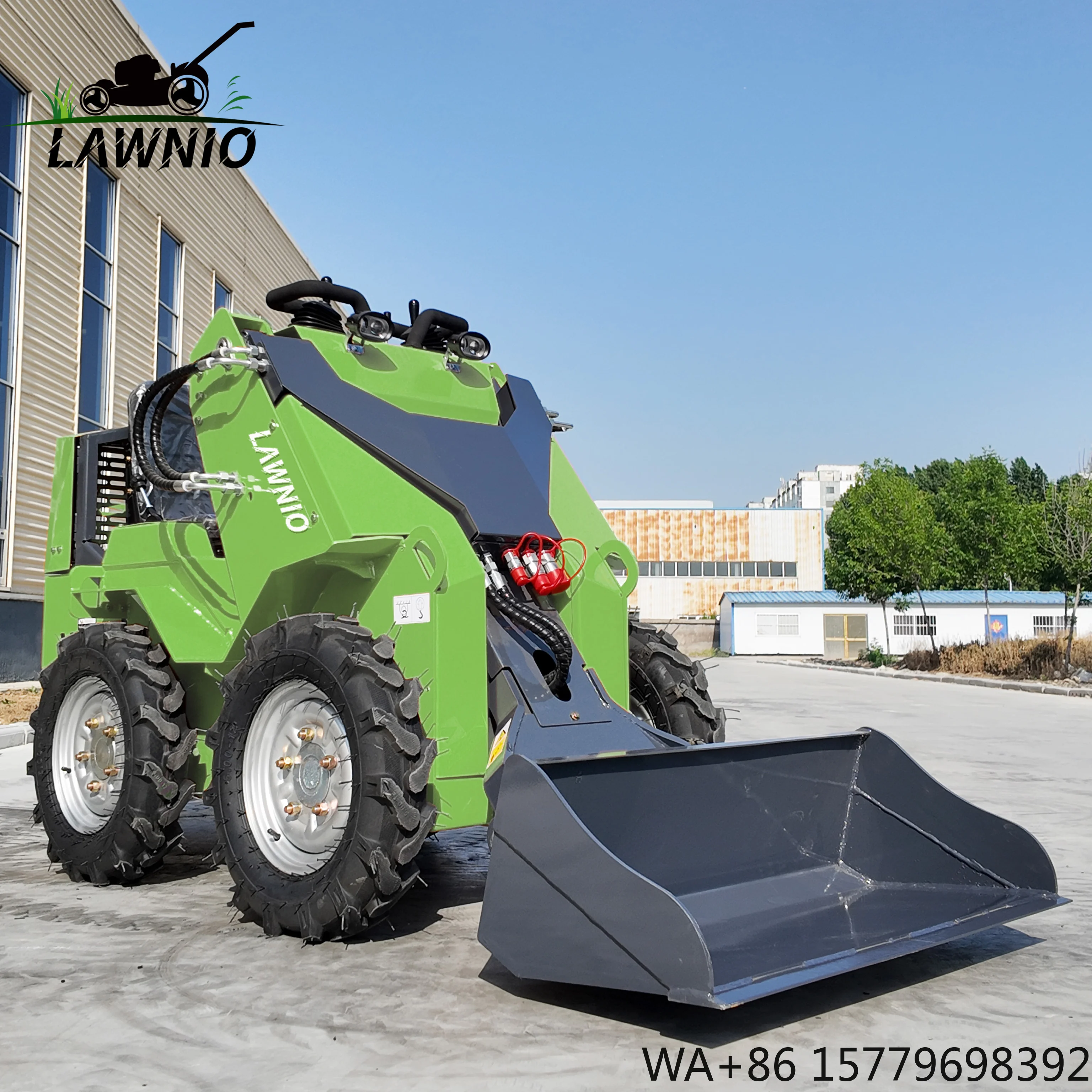 Hot Selling Skid Steer Loader  Optional 3-pump 3-valve with Multi-function Valve for Construction Works Skid Steer Loader