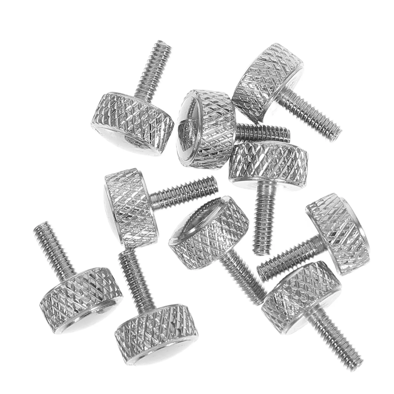 10Pcs Vernier Calipers Thumb Screws Precision Locking Screws Metal Knurled Clamping Screw Knobs Caliper Screw Replacement