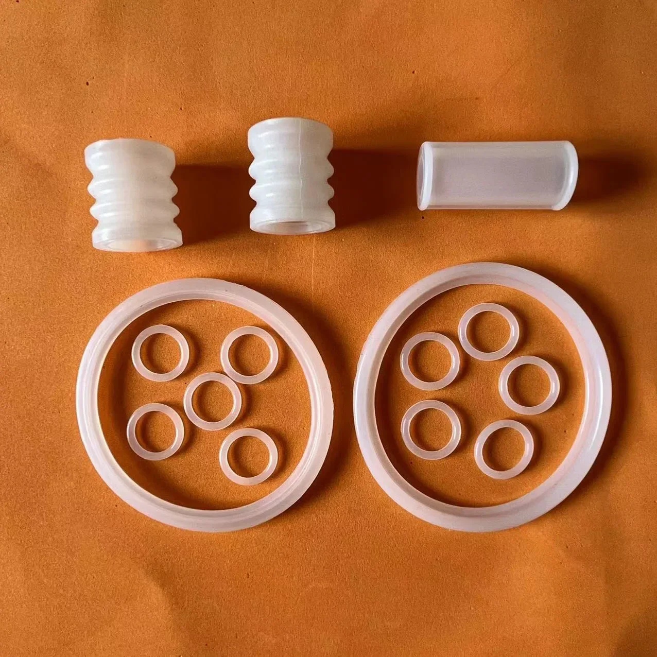 15PCS  For Vevor Ice Cream Makers Silicone Seal Rings Tube Components Of YKF Soft Serve Ice Cream Machines Parts