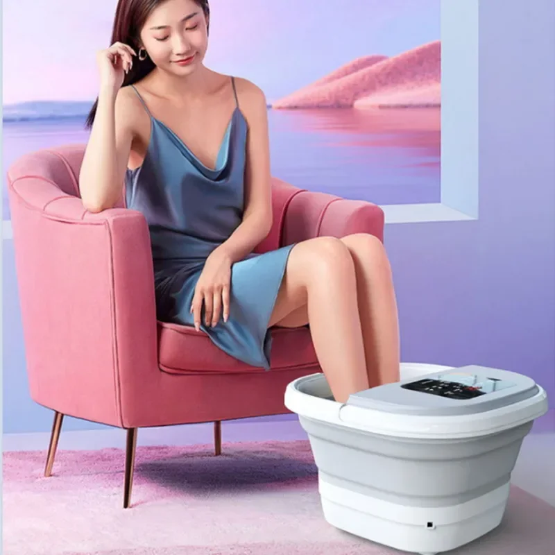 

Folding Bath Bucket with 3rd Gear Temperature Control Smart Remote Control Soaking Tub