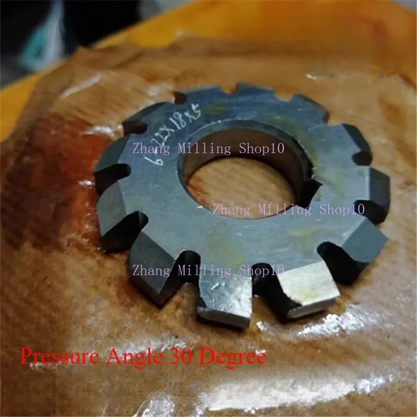 Involute Gear Cutter Spline Milling Cutter Pressure Angle Is 30 Degree M1 M2 M3 M4 M5 M6 M8 M10 1PC