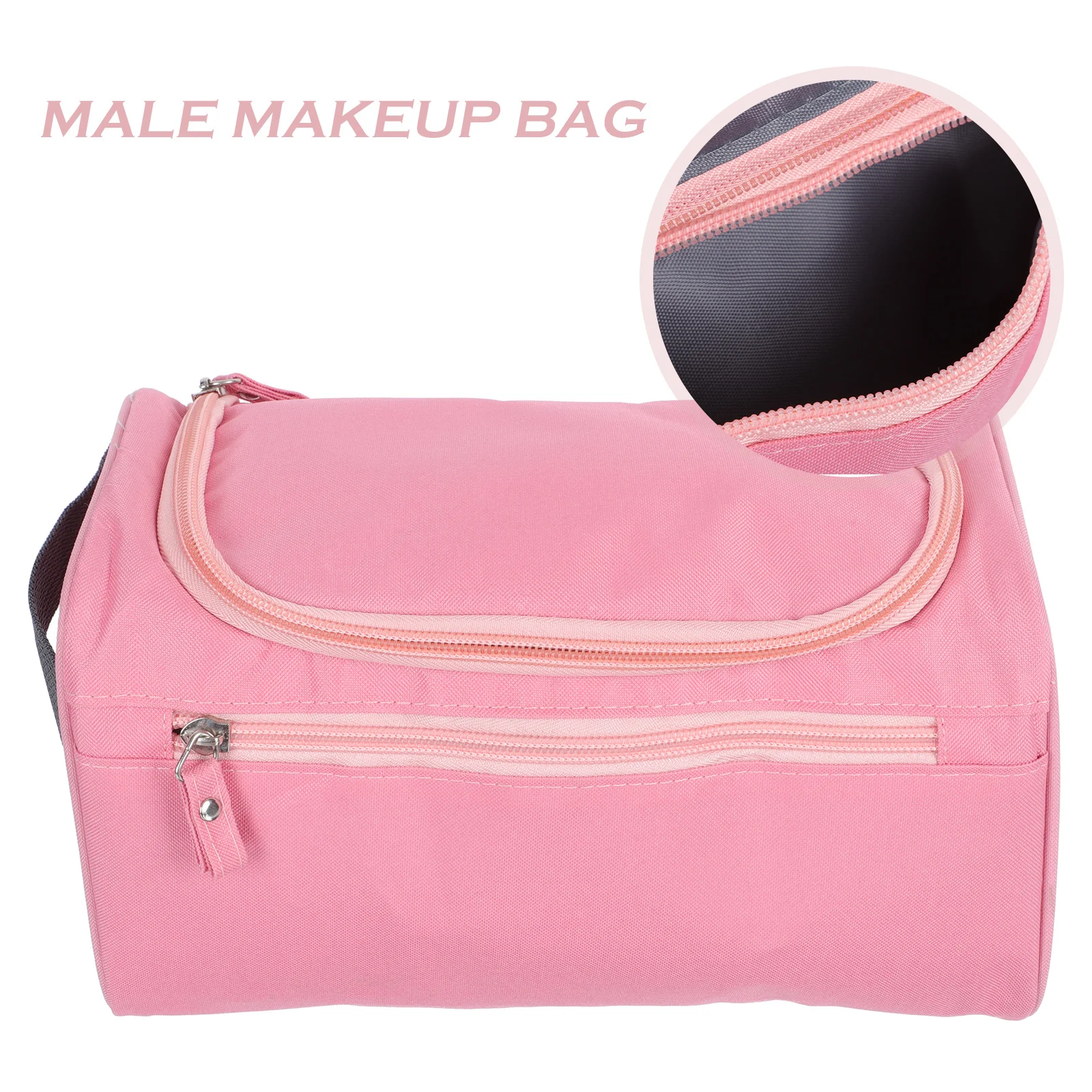 

Wash Bag Travel Male Storage Toiletry Waterproof Oxford Portable Lightweight Outdoor Practical Premium Zipper Easy Open