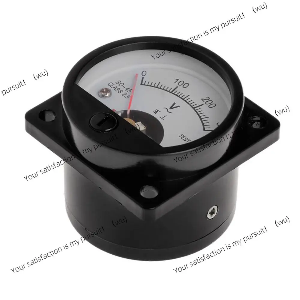 ZOCI-Type Panel Meter Analog Dial Voltage Gauge Meter Round AC 0-300V Pointer Voltmete