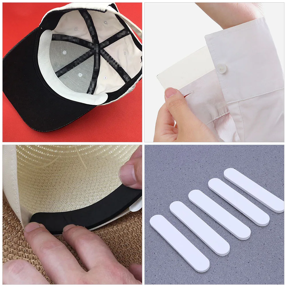 

30pcs Anti Hat Falling Sticker Size Reducer Tape Durable Breathable Adhesive Hat Accessories Liner Pad For Safety Hats