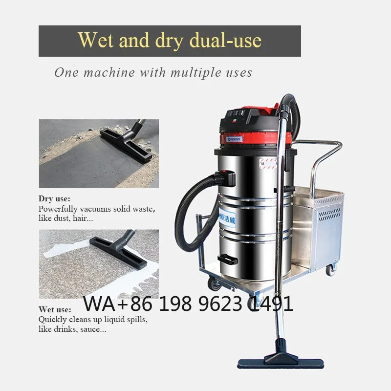 Multifunctional Industrial Floor Grinder Gutter Vacuum Cleaner Fuel Powered High Suction Industrial Cleaning Equipment