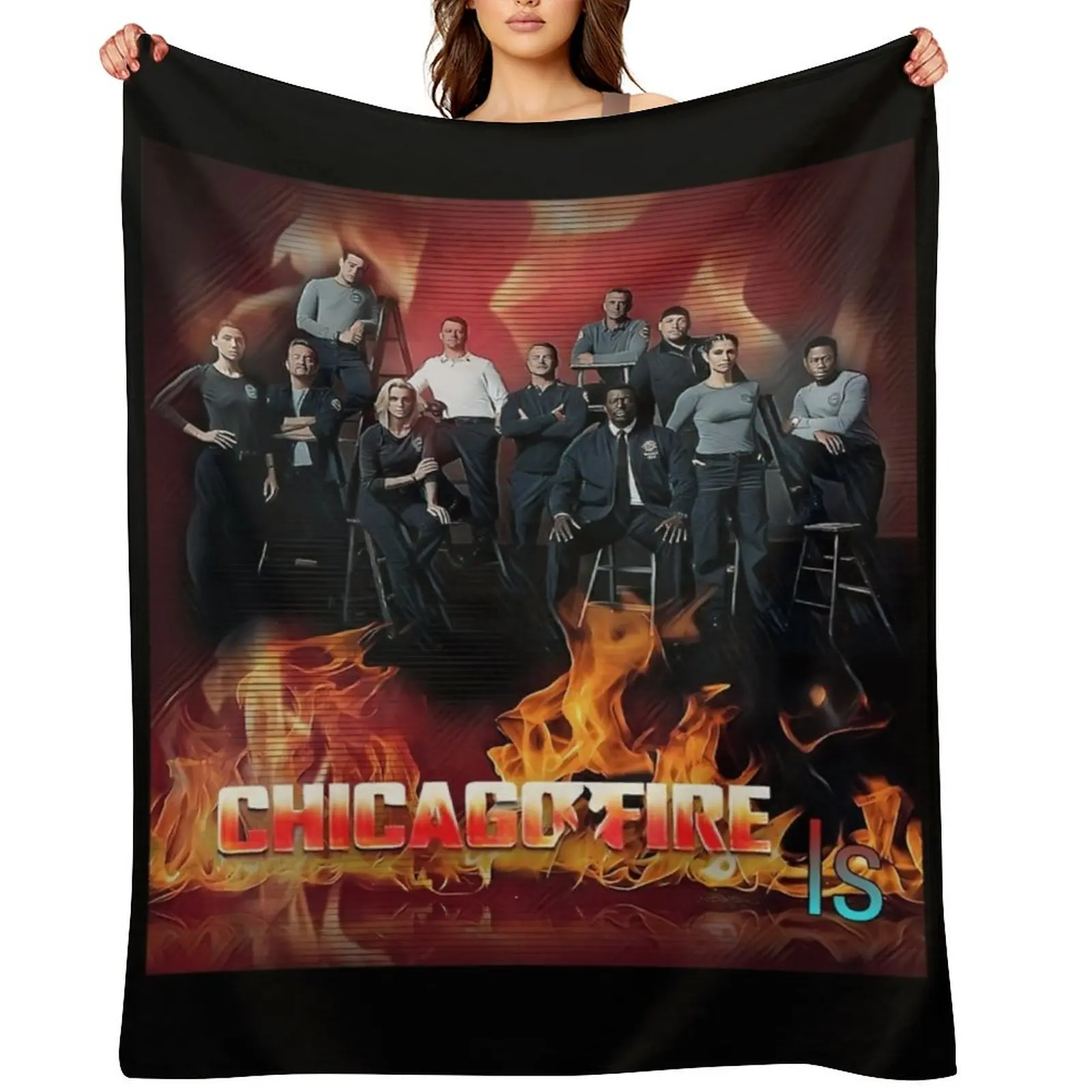 

Chicago fire Throw Blanket Hairys blankets and throws anime Loose Blankets