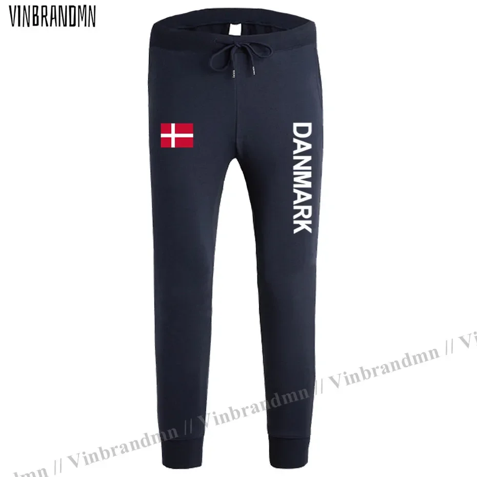 Denmark Danish DK DNK mens pants joggers jumpsuit sweatpants track sweat fitness fleece tactical casual nation team flag NEW