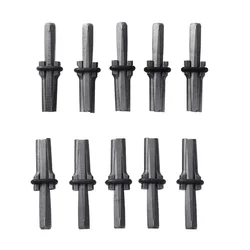 10Pcs 5/8 Inch Stone Splitting Tool Stone Splitter Hand Tools Set Metal Plug Wedges And Feather Shims Concrete Rock Splitters