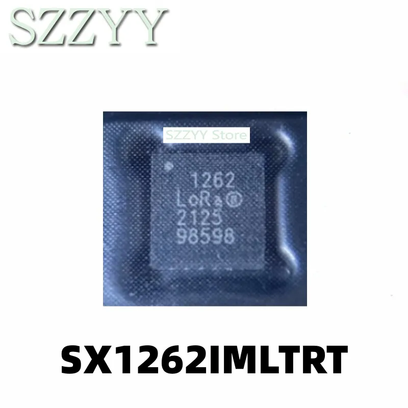 

5PCS SX1262IMLTRT silk screen 1262 QFN packaged RF chip wireless transceiver IC