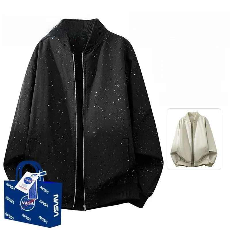 

Модное мужское весенне-осеннее пальто Jaet со складным дизайном и воротником-стойкой, ветрозащитное повседневное пальто свободного покроя из полиэфирного волокна