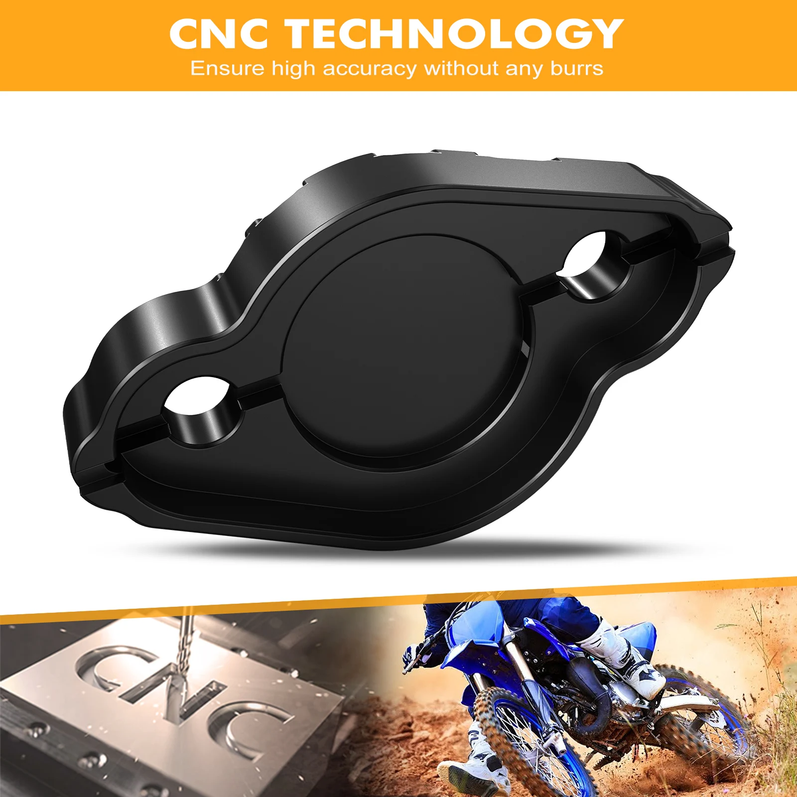 NICECNC Rear Brake Fluid Reservoir Cover Cap For Yamaha YZ125 YZ250 YZ250F YZ450F YZ450F 2003-2023 YZ 125X 250X 250FX YZ450FX