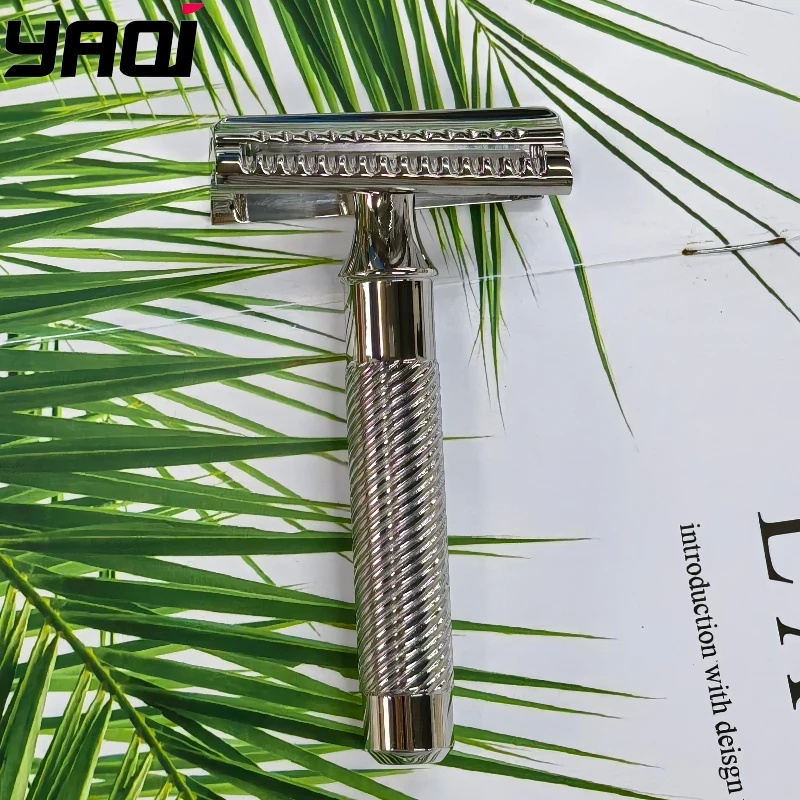 

2026 Brand-new Arrival！YAQI Slant 37 Stainless Steel Safety Razor - 1.00mm Blade gap