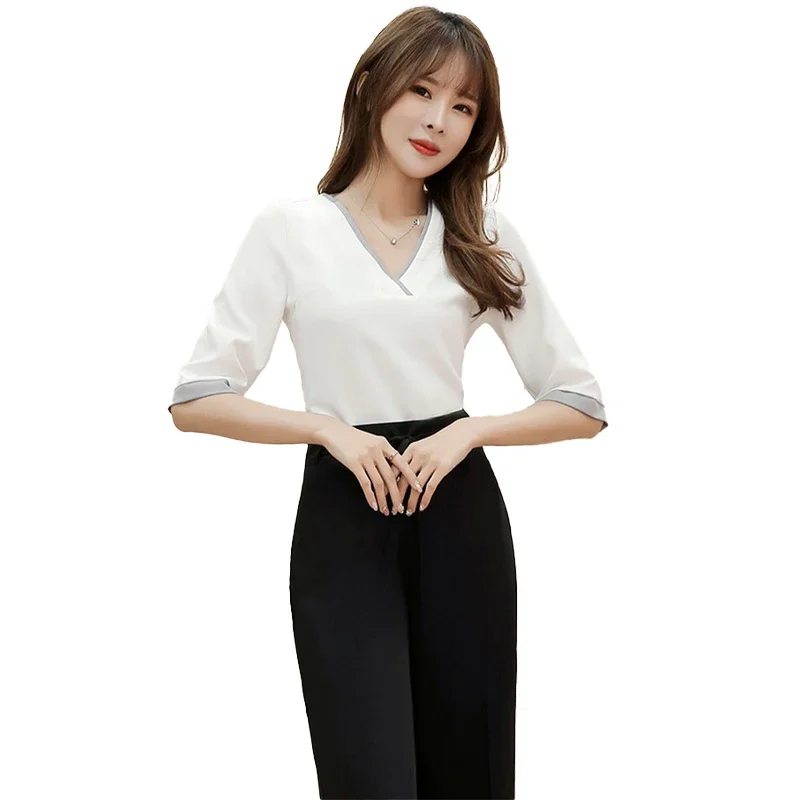 Beauty Salon Spa Uniforms for Beauticians Simple Massage Overalls Beauty Uniform Foot Spa Technician Clothing Sets