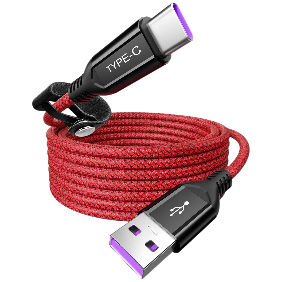 

SuperCharge 100W 6A USB C Cable Nylon Braided Cord 1.8M Type C Data Cable for Honor 400/200 Pro Magic8/7 Pro Huawei Pura 80 Pro