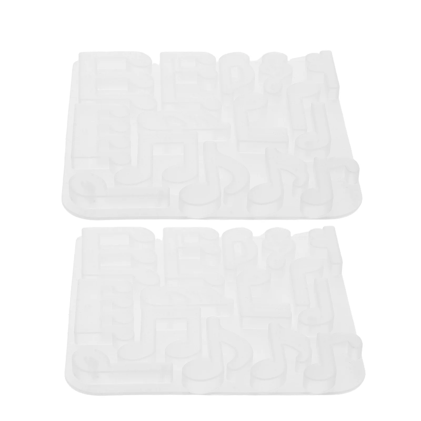 

2Pcs Music Note Resin Silicone Molds for Jewelry Pendant Necklace Keychain Earring DIY Craft Supplies Resin Ornament Molds