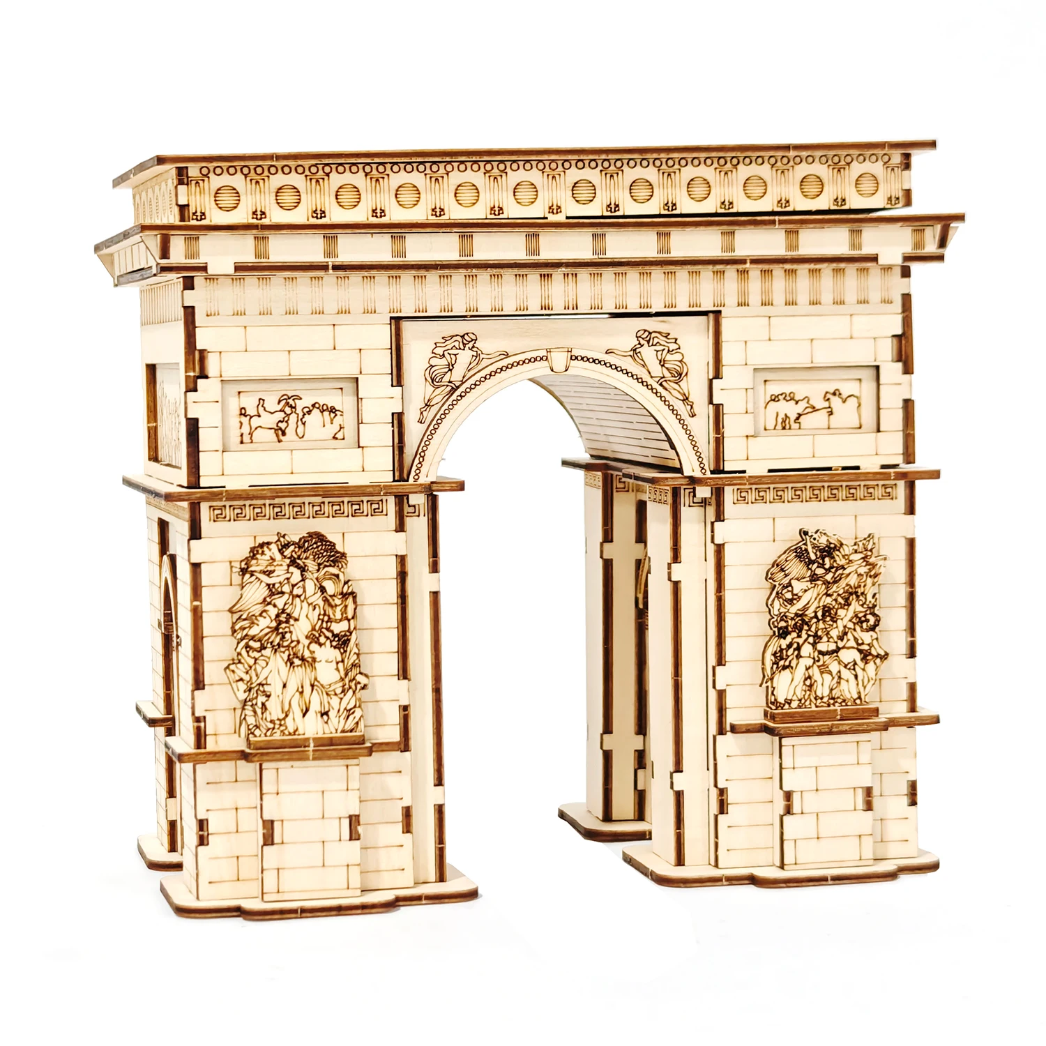 DIY 3D Wooden Puzzle Model - Arc De Triomphe - Perfect Gift for Model Enthusiasts, Birthdays, Christmas, and Holiday Celebration