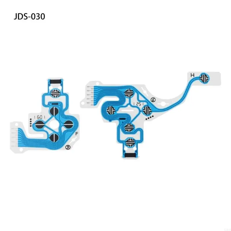 X3UB 10Pieces/set Circuit Film Cable Ribbon Conductive 030 040 050 Repair Part for for Controller Accessories