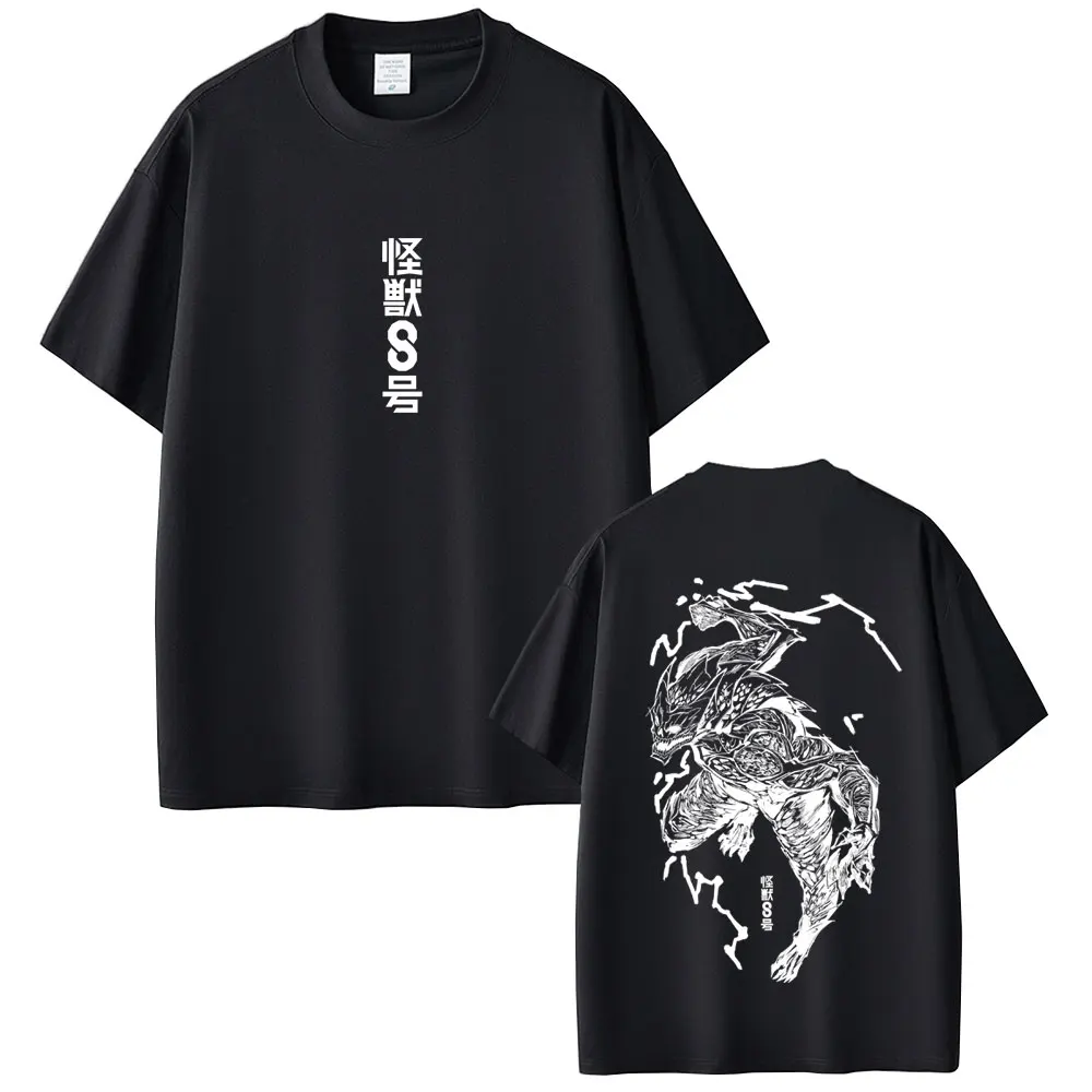

Anime Kaiju No 8 Kafka Hibino V3 Graphic Print T-shirt Men Women Fashion Oversized T-shirts Men's Casual Vintage Cotton T Shirts