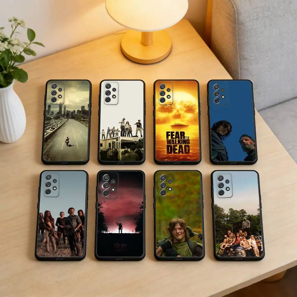 

TWD T-The Walking D-Dead Phone Case For Samsung Galaxy A73,A72,A71,A70,A53,A52,A51,Soft Silicone Black Cover