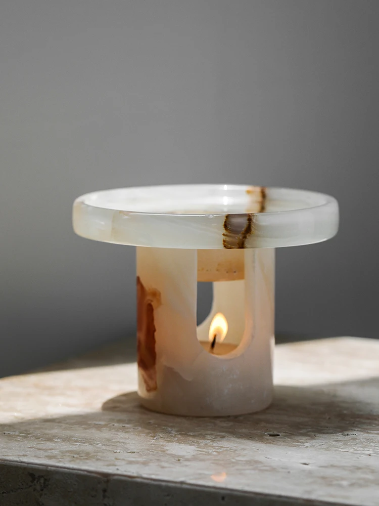 Essential Oil Burner Innovative Marble Stone Aromatherapy Diffuser Essential Oil Wax Melt Burner