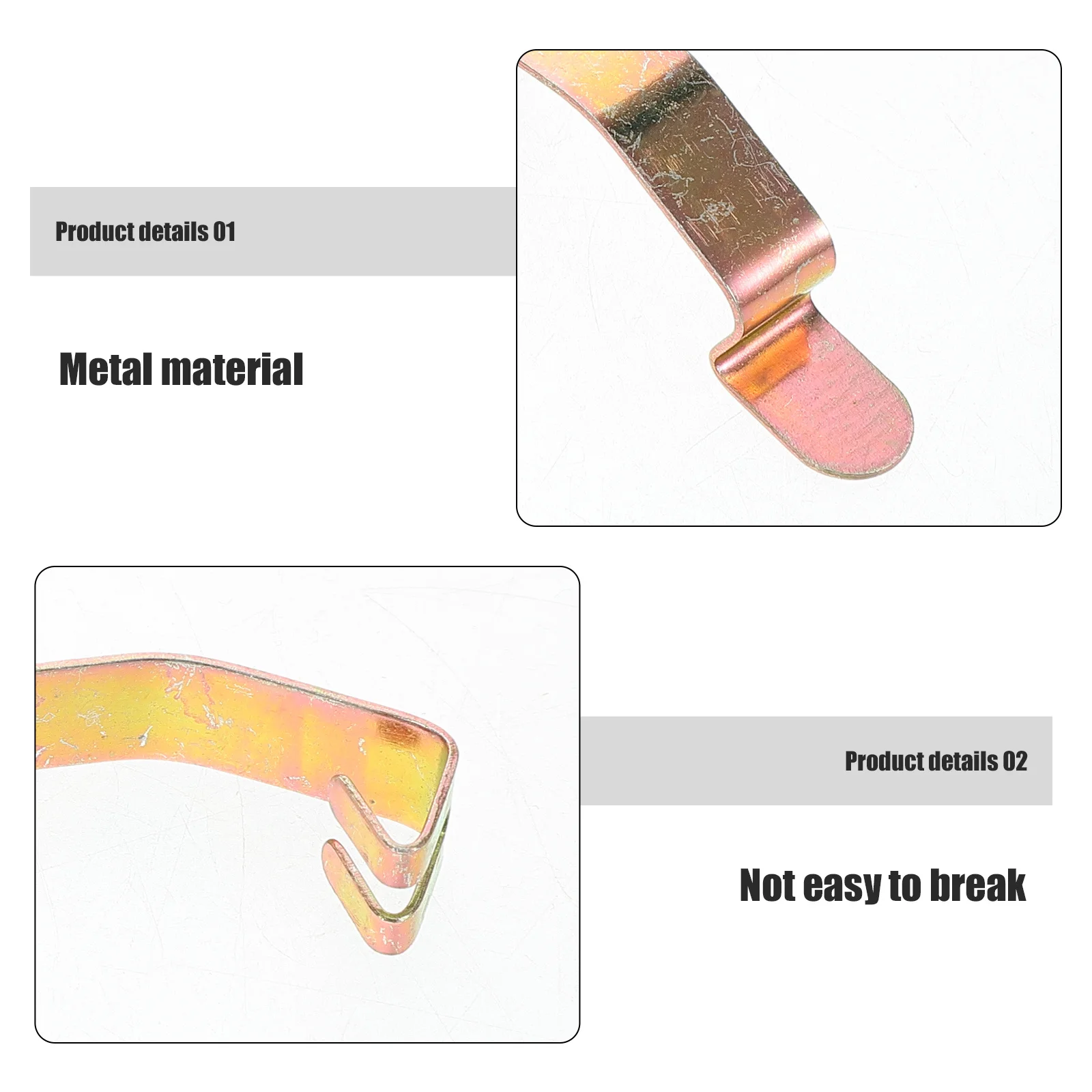 10 قطعة غطاء مرشح هواء السيارة العالمي المشبك المعادن السيارات تنفيس كليب سهلة التركيب أداء طويل الأمد صندوق مرشح الهواء كليب #3
