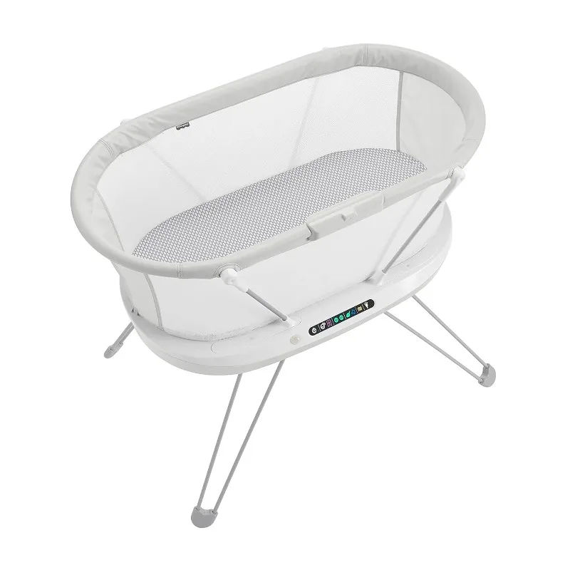 Cribside Sleep Bassinet with Sound Detection, Customizable Lights, Music and Sounds, for Newborns 0+ Months