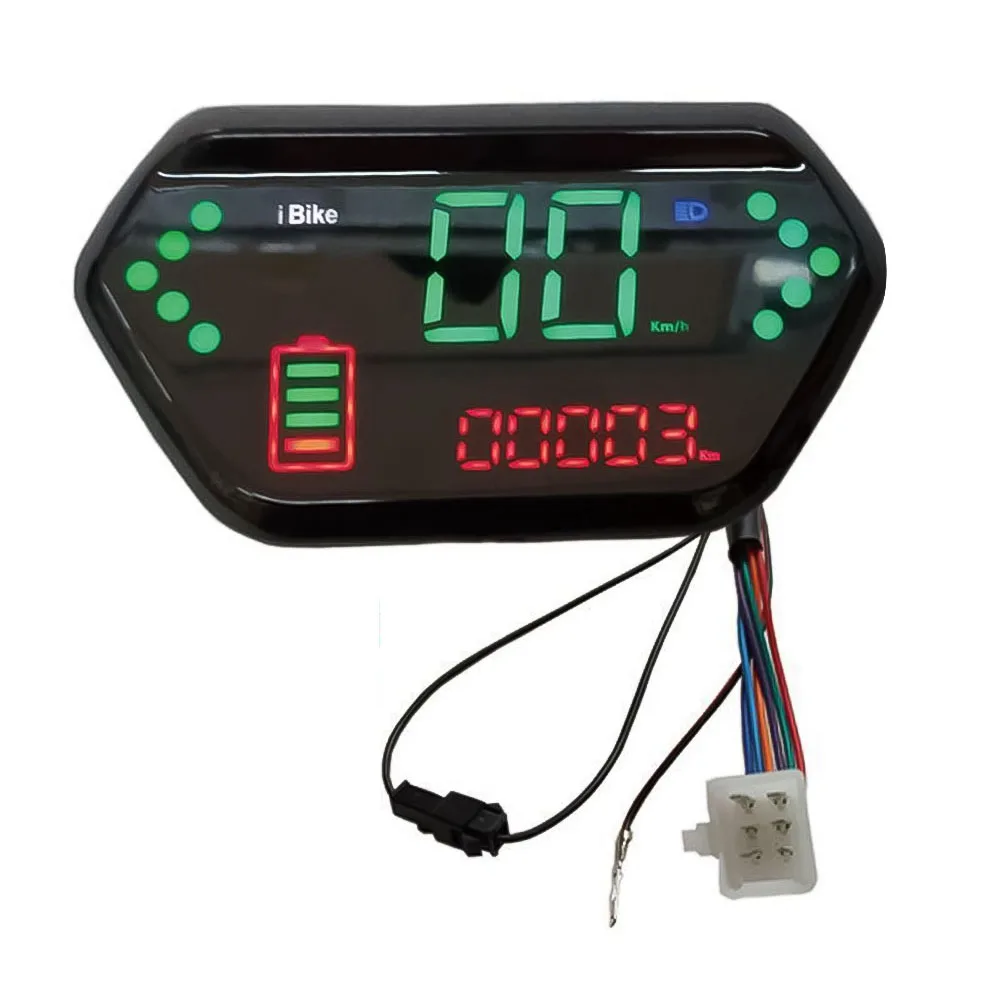 72V Control Panel Electric Bike LCD Display Electric Bike High Light Wide Screen Made Of High-quality Materials For Scooters