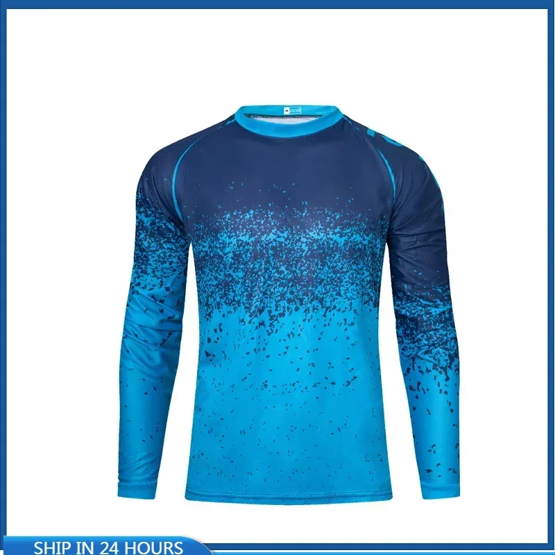 

Outdoor Anti-UV Quick Dry Men's UPF 50 Long Sleeve T-Shirts Sun Protect Skin Fishing Hiking Sun Block Shirts Tops Men
