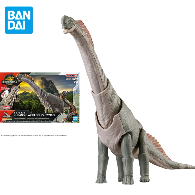 

Bandai Original Anime Jurassic World Titanosaurus Action Figure Assembly Model Toys Collectible Model Gifts for Children
