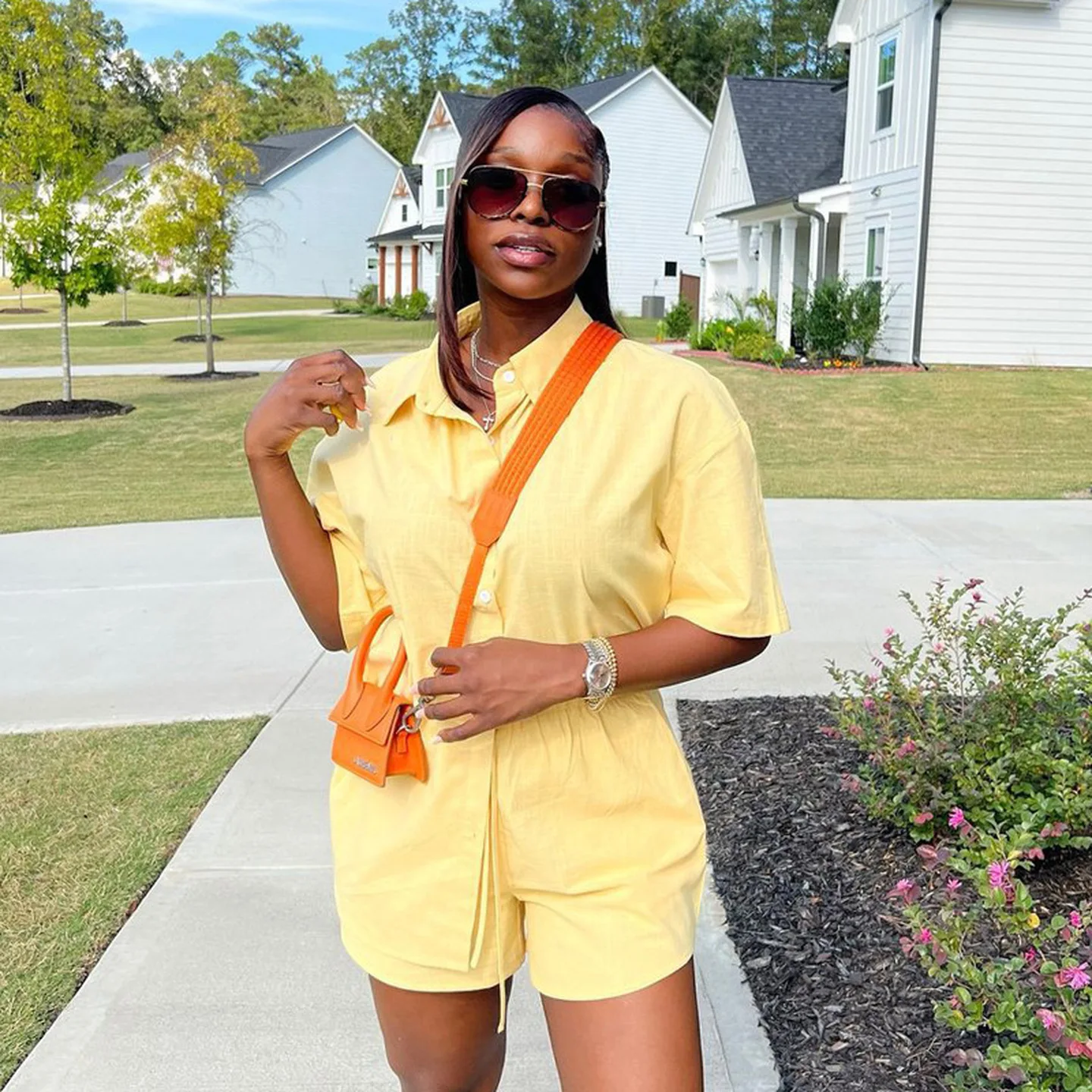 

Повседневный женский комплект: рубашка с коротким рукавом и шорты, удобный весенний модный наряд, зимний сезонный комплект одежды