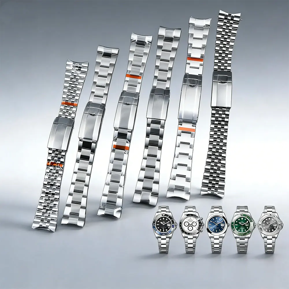 

Браслет Oyster/Jubilee шириной 20 мм, серебристый, из цельной стали, с регулируемой застежкой, для часов Datejust SUB GMT NH35, корпус часов 36/40 мм.