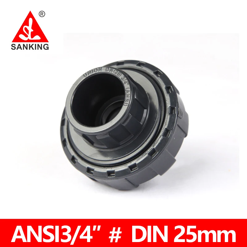 Sanking American Standard to national standard ANSI to DIN  UPVC union adapter Vectra M1 L1 L2