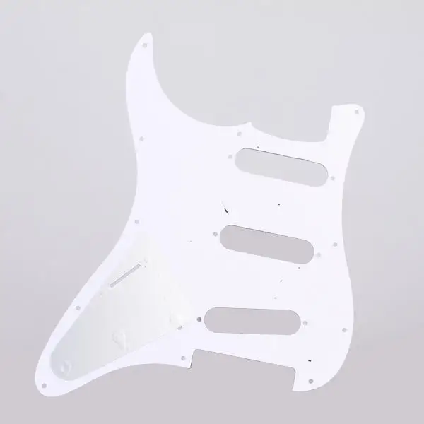 Scratch Plate for Strat Guitar Red Tortoise Shell SSS 3 Ply Guard with 11 Holes PVC Material