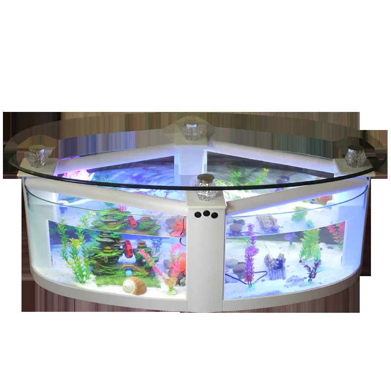 

Ecological coffee table fish tank aquarium, rectangular glass large and medium-sized 1m 1.2m creative goldfish tank