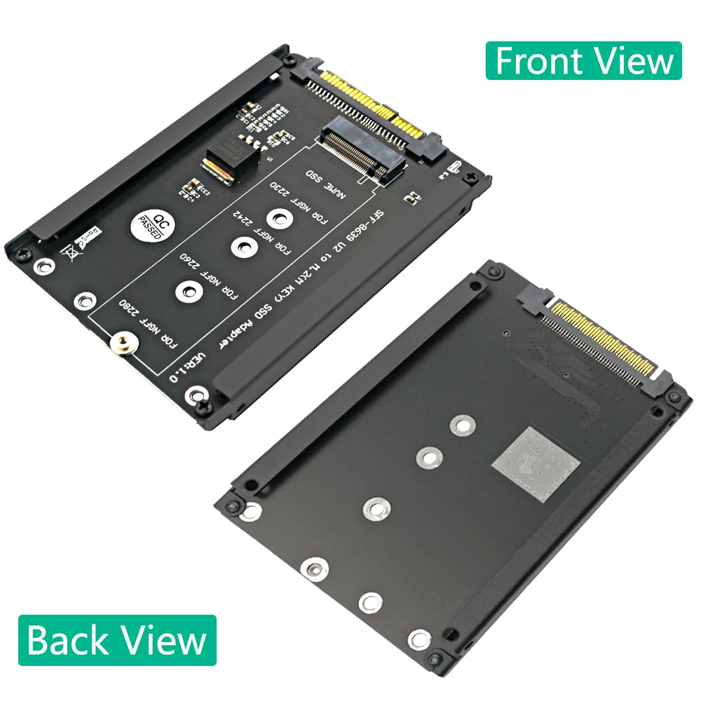 M.2 NVME KEY-M adattatore da SSD a U.2 2 in 1 M.2 NVMe SSD a pci-e U.2 SFF-8639 PCIe M2 convertitore adattatore per computer Desktop NGFF