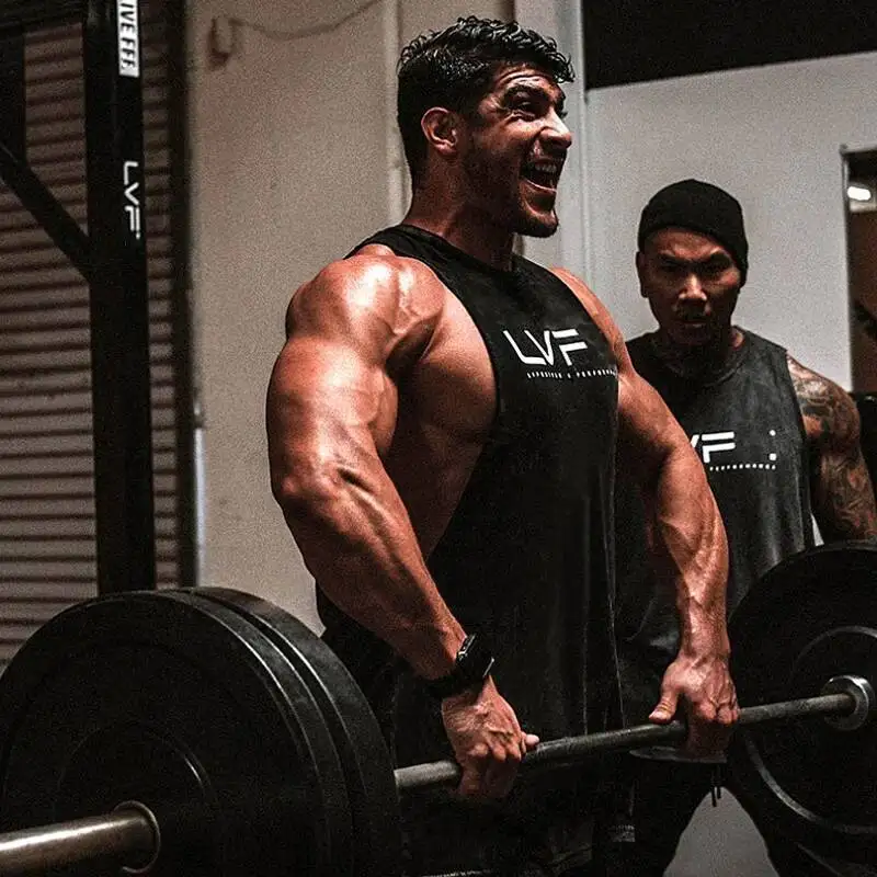 

Men S Summer Gym Dry Quickly Tank Top Man Bodybuilding Clothing Sleeveless Shirt Casual Vest Muscle Workout Singlets Undershirt