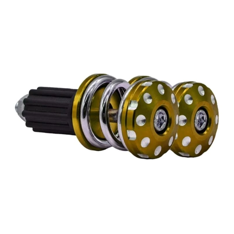 37JE Customizable Motorcycle Handlebar Plugs With Multiple Color Option Suitable For Personalizing Look Long Lasting Comfort
