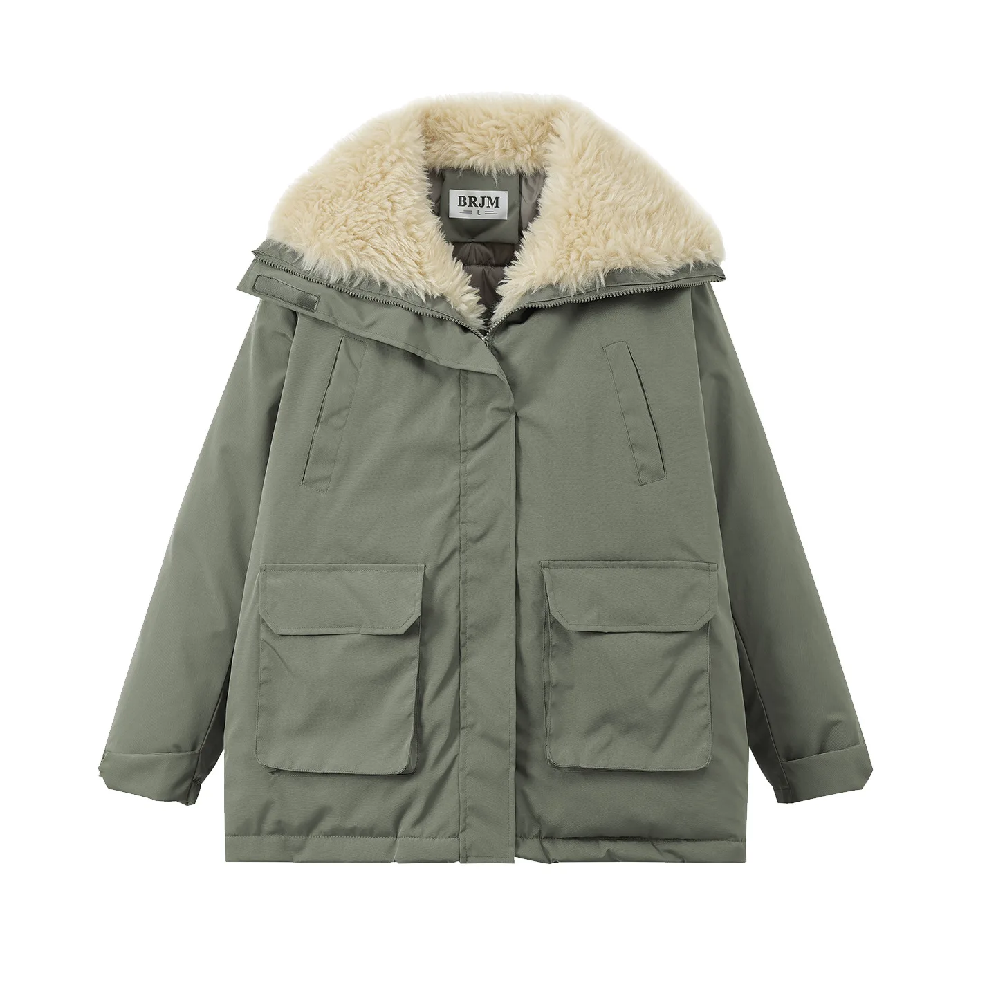 Cappotti da donna streetwear sciolto casual nuova giacca in cotone da motociclista retrò cappotto femminile caldo spesso autunno inverno