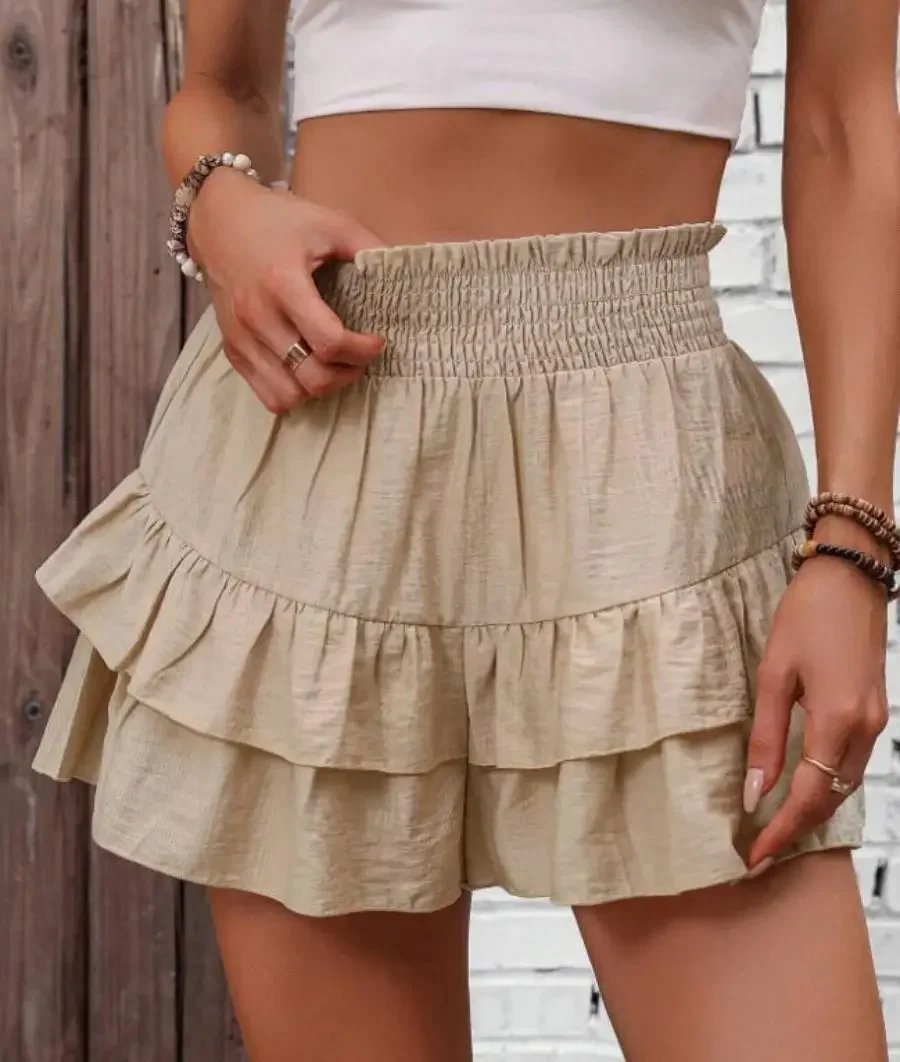 

Wide-leg shorts drape Joker casual skirt pants fashion women's dress