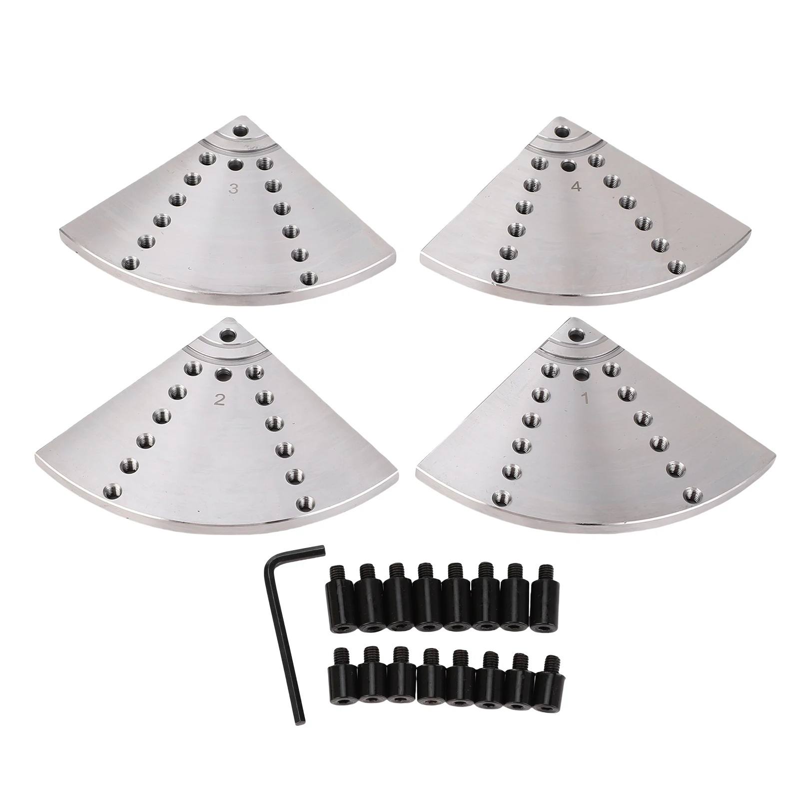 

Lathe Flat Flat 8in Wood Lathe Chuck Woodturning Tools with Taper Plug Screws Flat Woodlathe Chuck