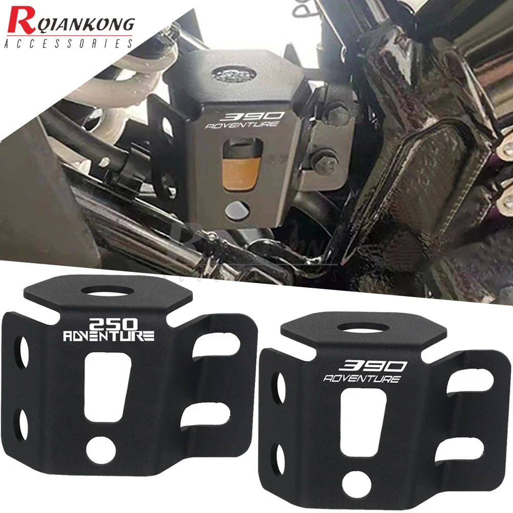 

For 250 Adventure 250ADV Rear Brake Fluid Reservoir Cover Guard Protector 390 Adventure /X/S 2020 2021 2022 2023 2024 2025 2026