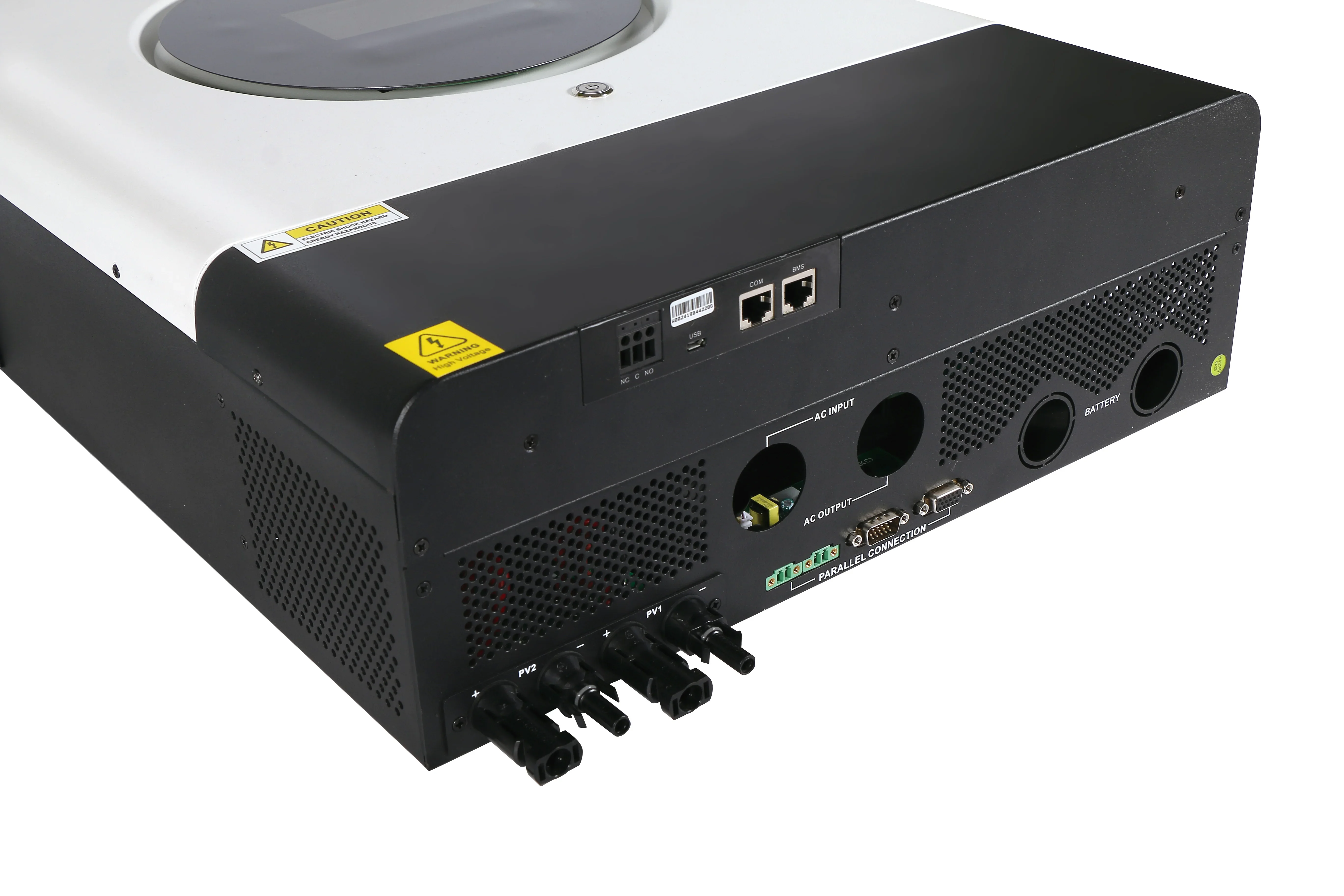 8kw عاكس هجين العاكس 48 فولت 220 فولت 8000 واط 5 بوصة شاشة LCD ملونة وزر قابل للمس محولات الطاقة الشمسية #6