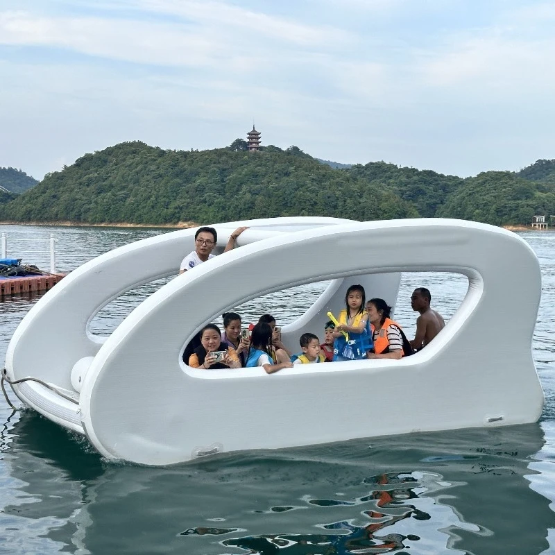 

Inflatable Yacht Yacht Scenic Sightseeing Cruise Solar Perpetual Motion Floating Platform