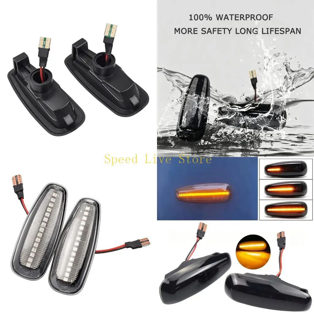 

547C Easy To Install LED Dynamic Flowing Turn Lights for Vehicle 923032H000 923033L100 923102H000 923113L100