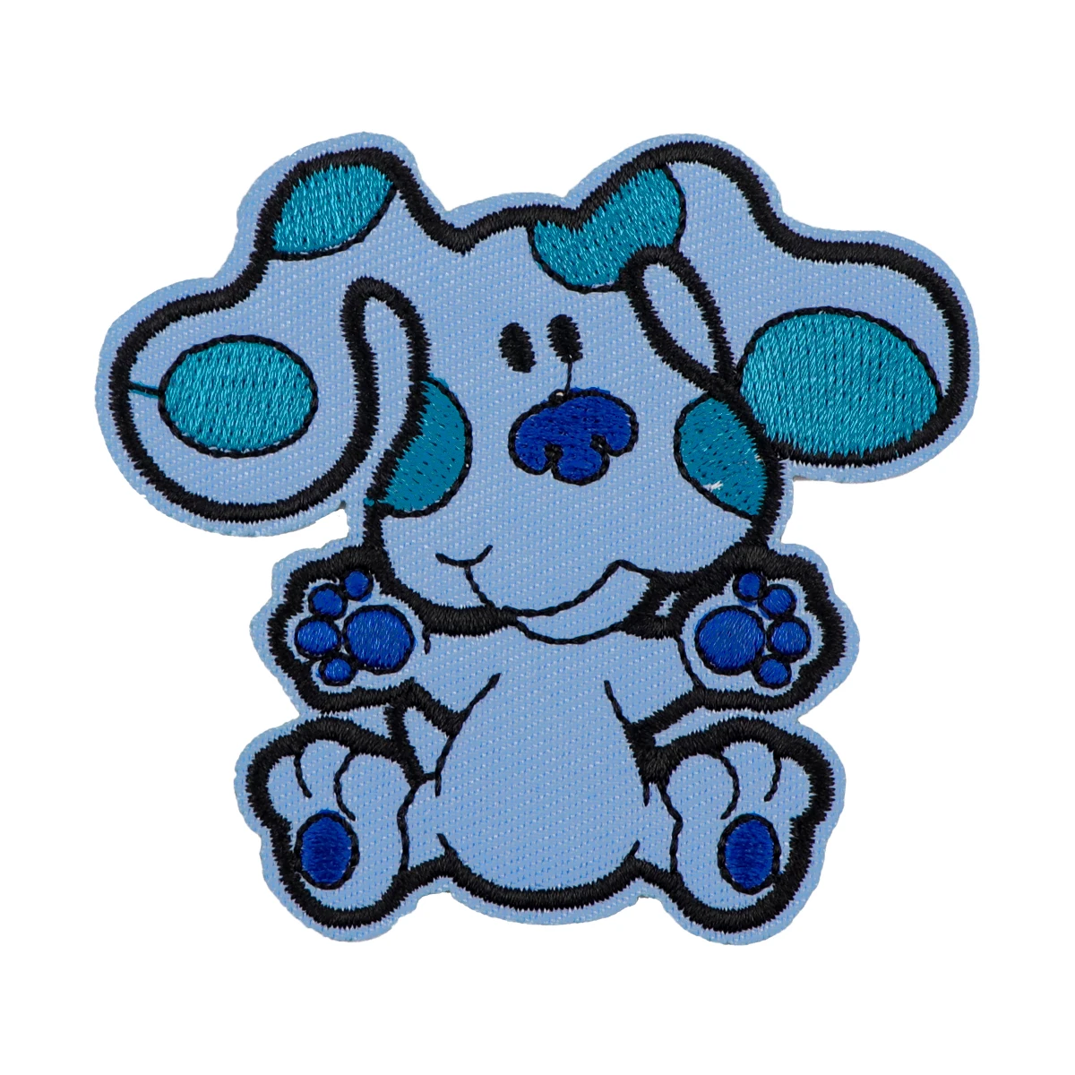 Funny Blue Dog Patch Printing Stickers for Clothing Badges Decorative Fashion Accessories DIY Patches Backpack Sticker