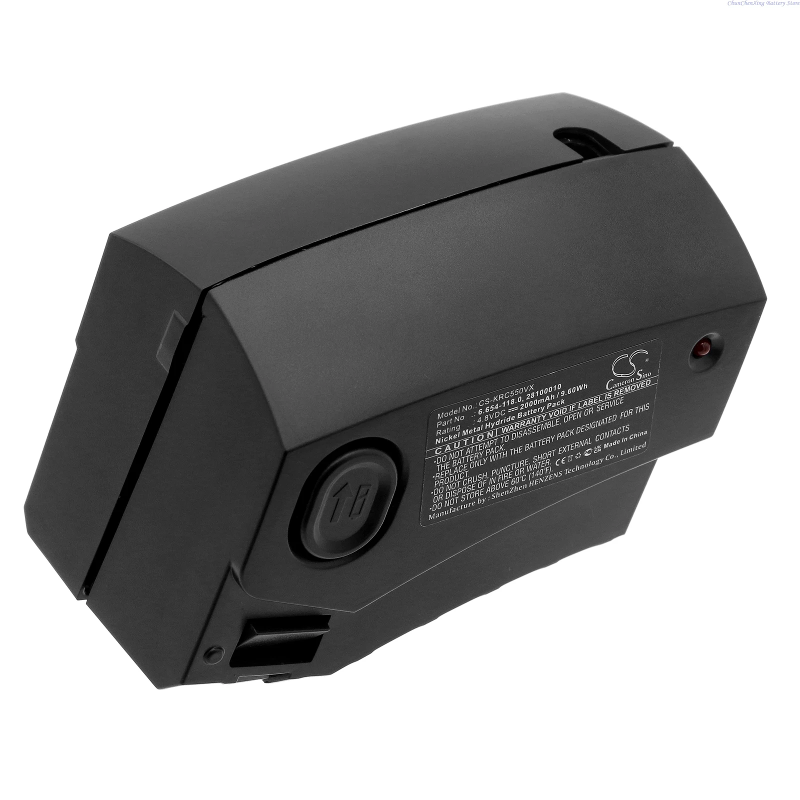 

Аккумулятор для пылесоса 4,8 В, 2000 мАч 6,654-118,0 28100010 для Karcher KC55 1,258-505.0 1258-5050 12585050