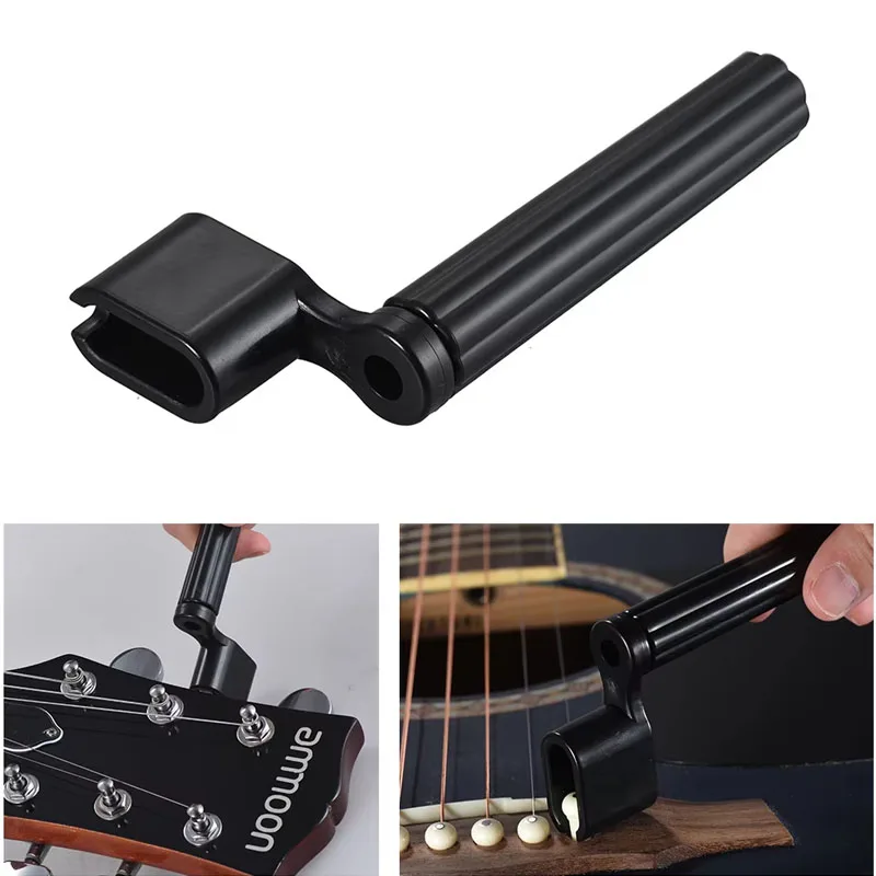 Plastic Acoustic Electric Guitar Bass String Peg Winder Bridge Pin Puller Guitar Repair Maintenance Tool Luthier Tool