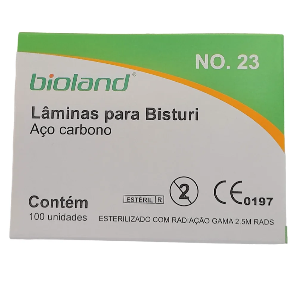 Scalpel Blade No. 23 Carbon Steel Bioland C/100 und